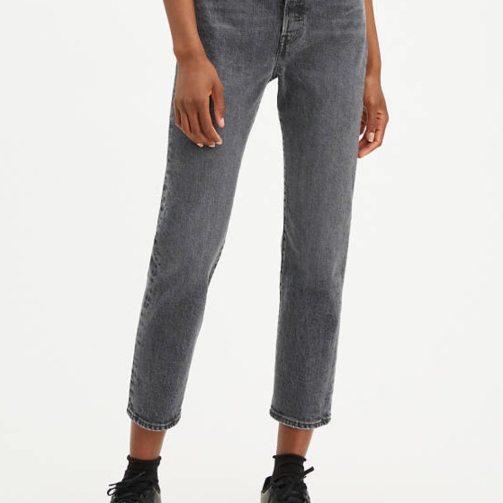 LEVI's Wedgie Straight Fit Grey Jeans